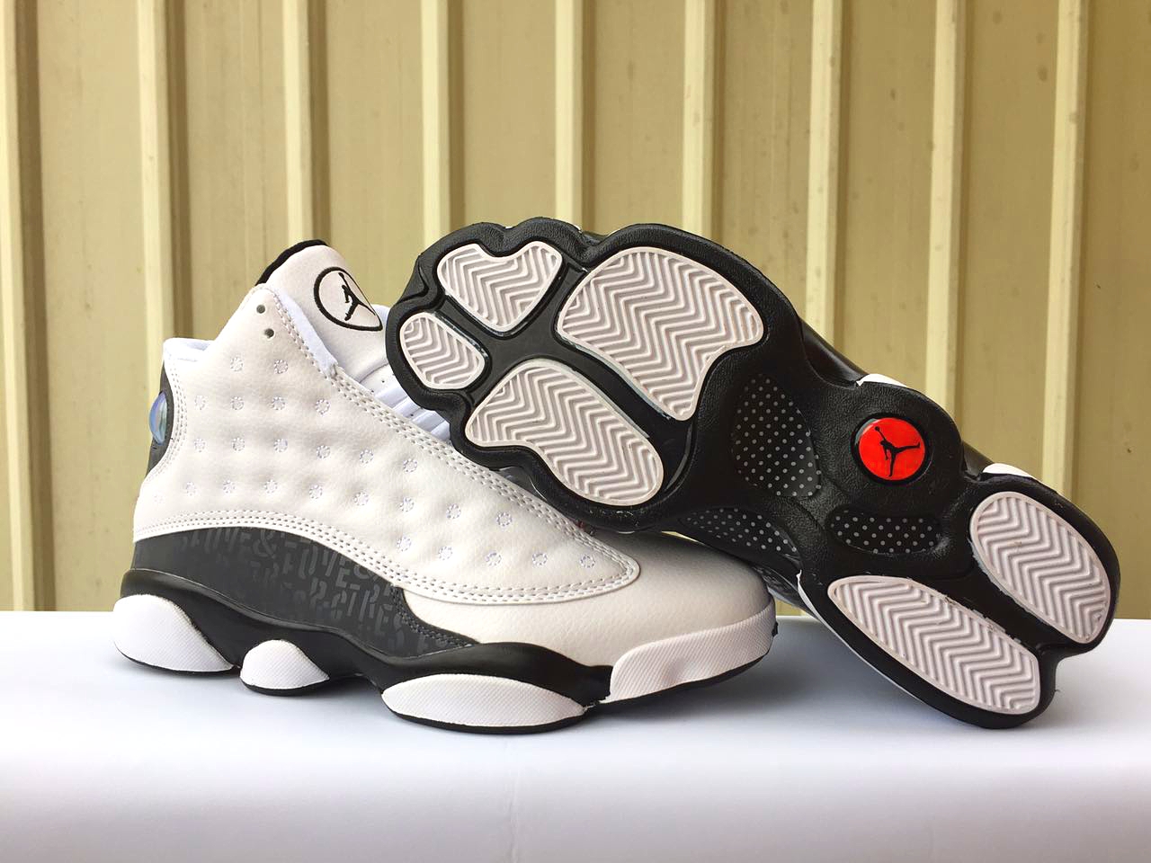 New Air Jordan 13 Love White Black Shoes