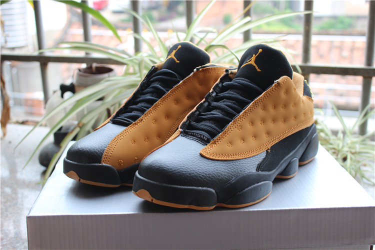 New Air Jordan 13 Low Chutney Yellow Black Shoes