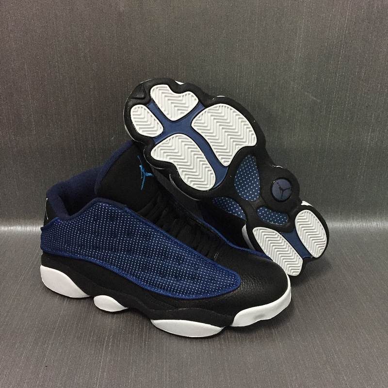 New Air Jordan 13 Low Deep Blue Black Shoes