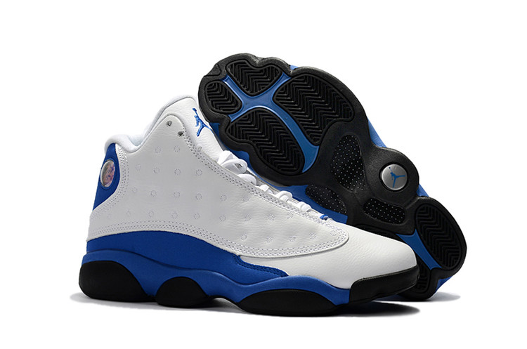 New Air Jordan 13 Retro White Blue Shoes
