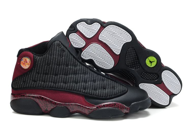 Latest Air Jordan 13 White Wine Red Shoes - Click Image to Close