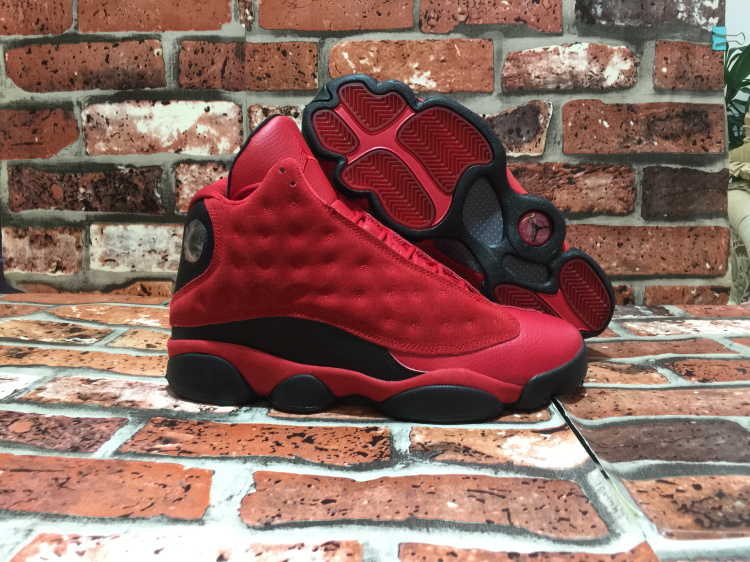 New Air Jordan 13 Wings All Red Black Shoes - Click Image to Close