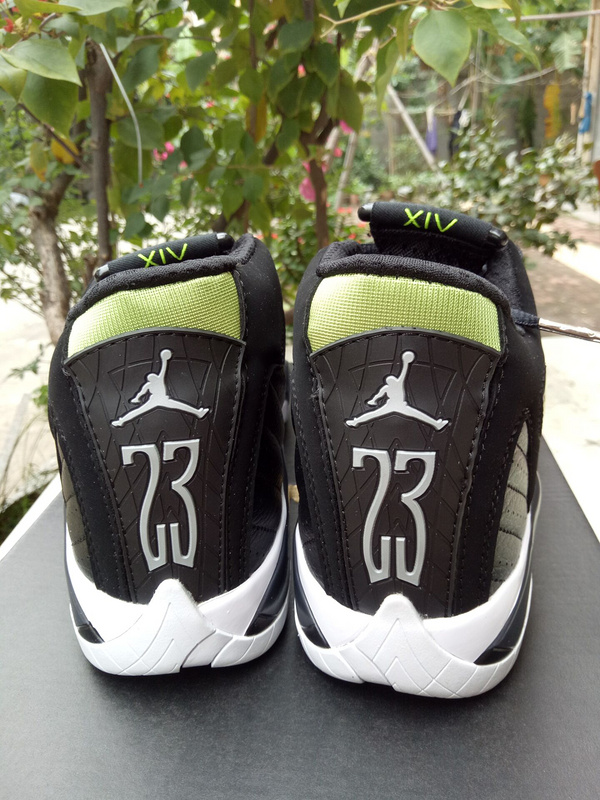 New Air Jordan 14 GS Black Green Shoes