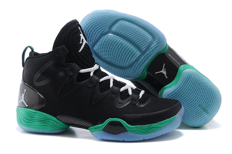 New Air Jordan 28 Black Green Shoes