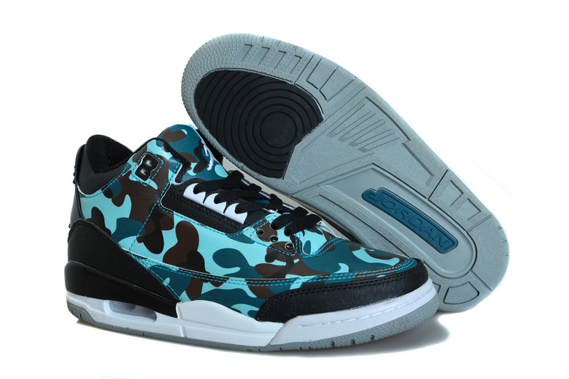 2015 Air Jordan 3 OG Hero Warrior Blue Black - Click Image to Close