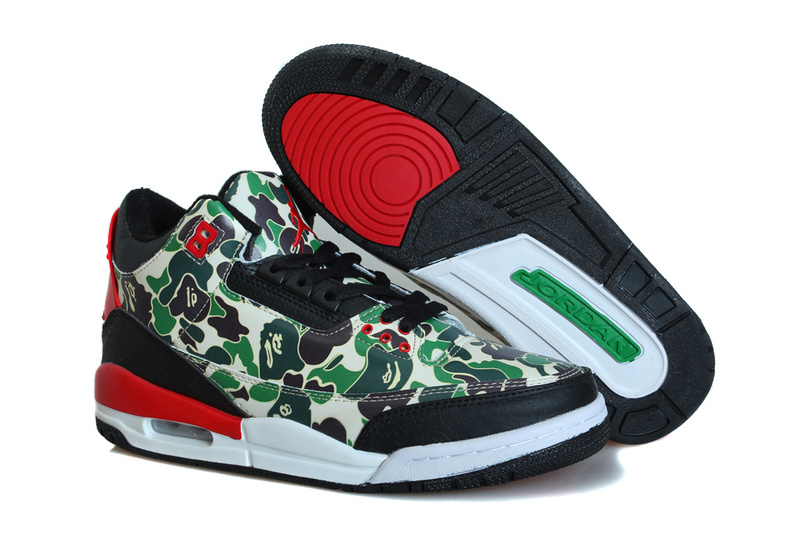 Air Jordan 3 OG Hero Warrior Green Black Red