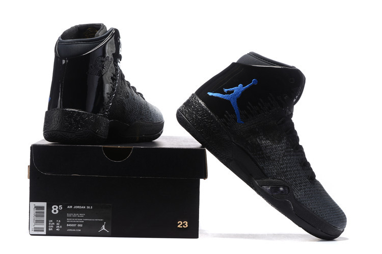 New Air Jordan 30.5 Black Blue Shoes - Click Image to Close
