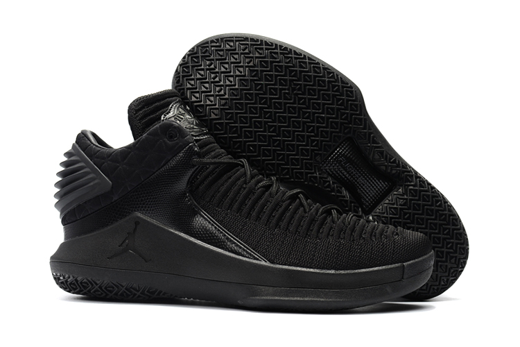 New Air Jordan 32 Low All Black Shoes