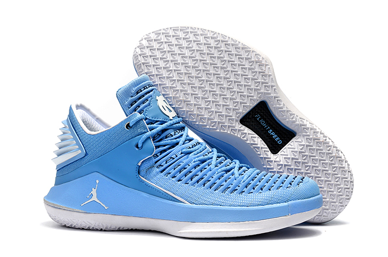 New Air Jordan 32 Low Baby Blue White Shoes
