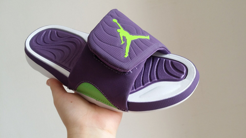 New Air Jordan 4 Hydro Purple Fluorscent Green White - Click Image to Close