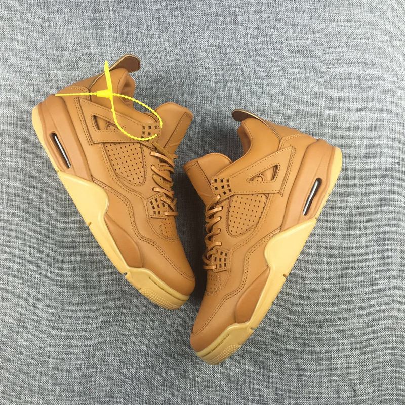 New Air Jordan 4 Retro Ginger Yellow Shoes - Click Image to Close