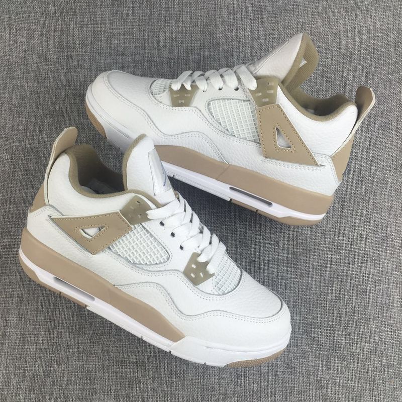 New Air Jordan 4 White Sand Shoes - Click Image to Close