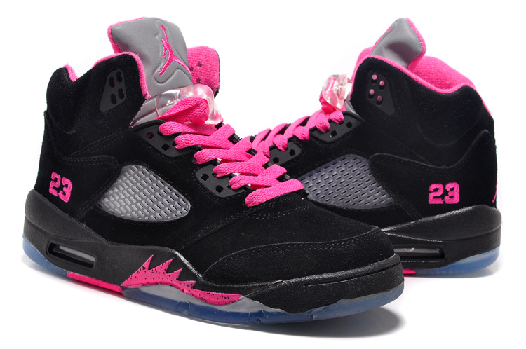 New Air Jordan 5 Black Peach Shoes