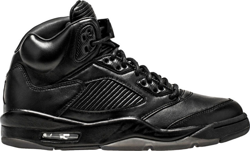 New Air Jordan 5 Retro Joint All Black Shoes