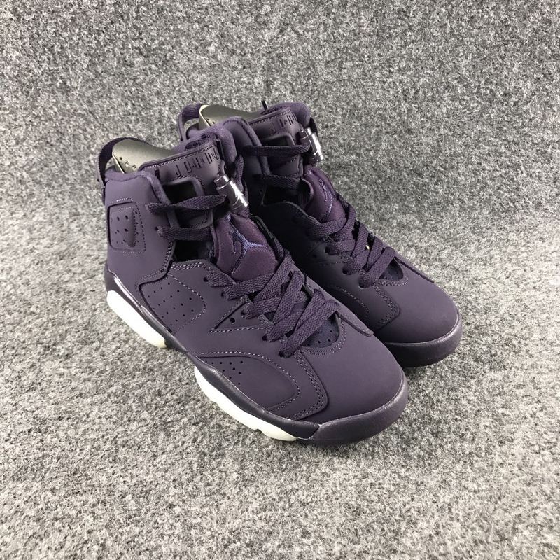 New Air Jordan 6 GS Dark Purple Shoes