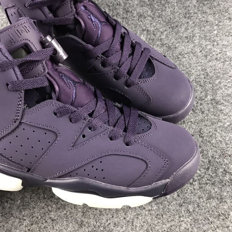 New Air Jordan 6 GS Dark Purple Shoes - Click Image to Close