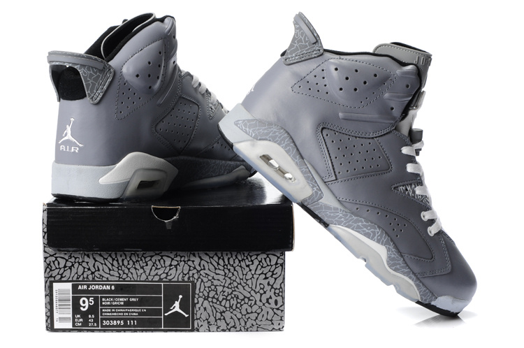 Latest Air Jordan 6 Grey - Click Image to Close