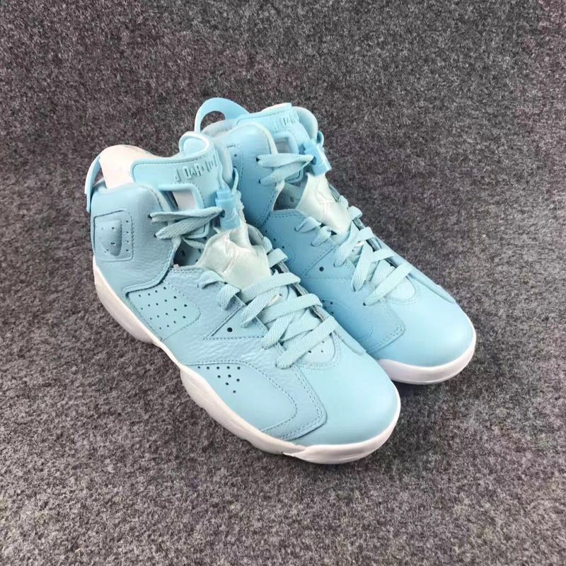 2017 New Air Jordan 6 Norht Carolina Blue Shoes - Click Image to Close