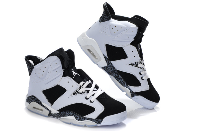 Latest Air Jordan 6 White Black Cement