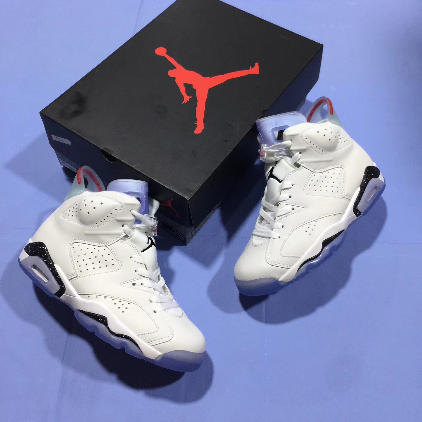 New Air Jordan 6 White Cement Shoes - Click Image to Close