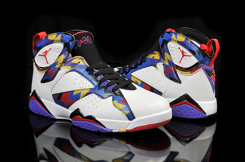 jordan 7 red white and blue