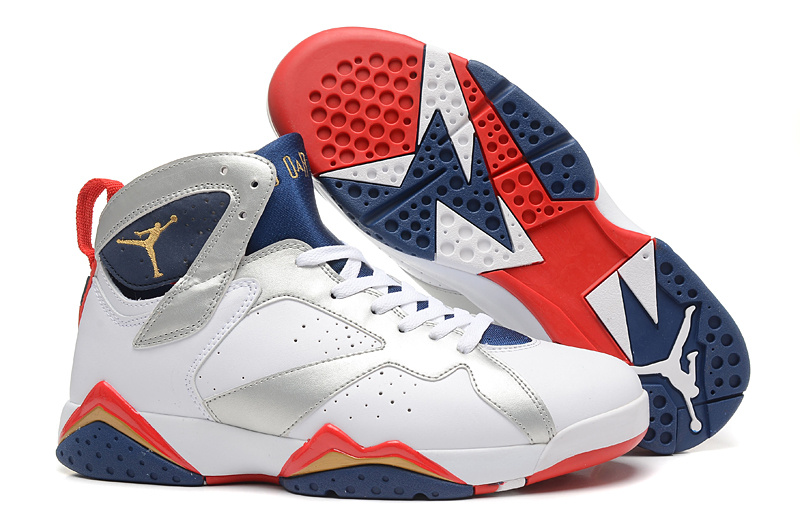 jordan 7 red white and blue