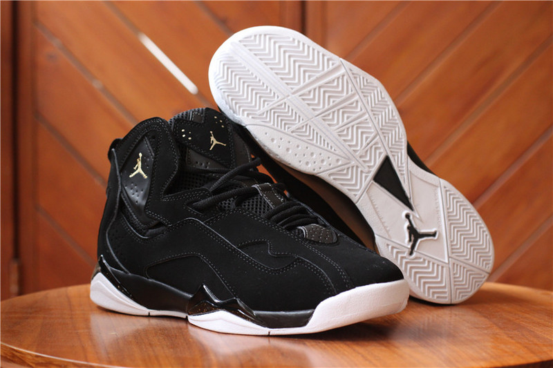 New Air Jordan 7.5 All Black Shoes - Click Image to Close