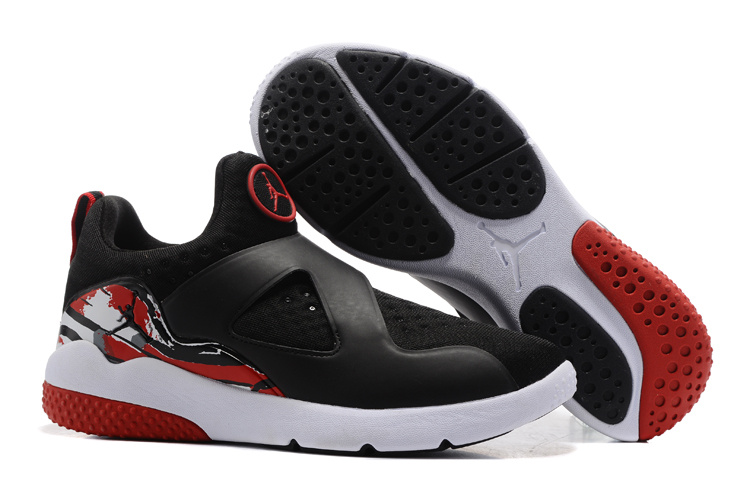 New Air Jordan 8 Black Red White Training Shoes