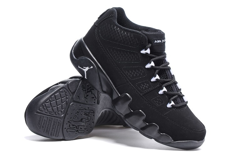 New Air Jordan 9 Low All Black Shoes
