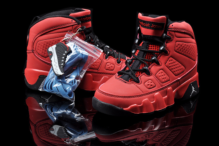 2013 Jordan 9 Red Black For Kids - Click Image to Close