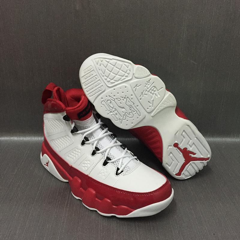 jordan 9 retro white red