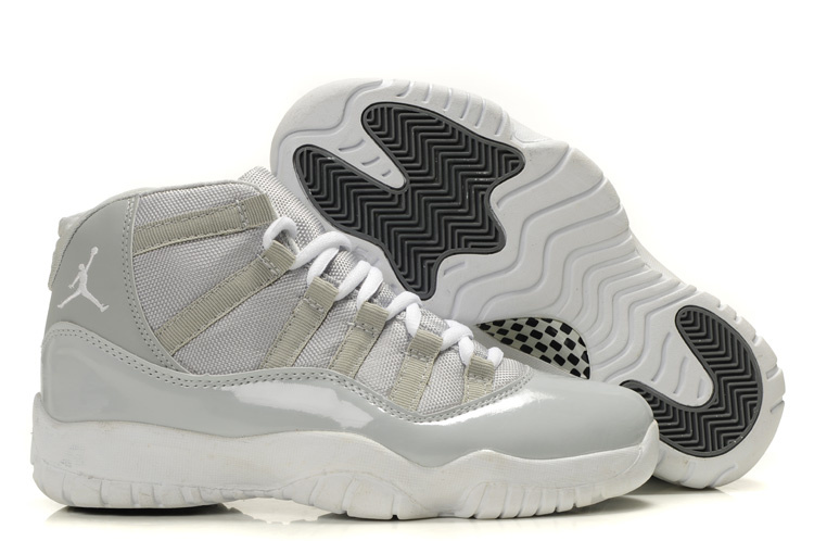 Latest Air Jordan Retro 11 Grey White