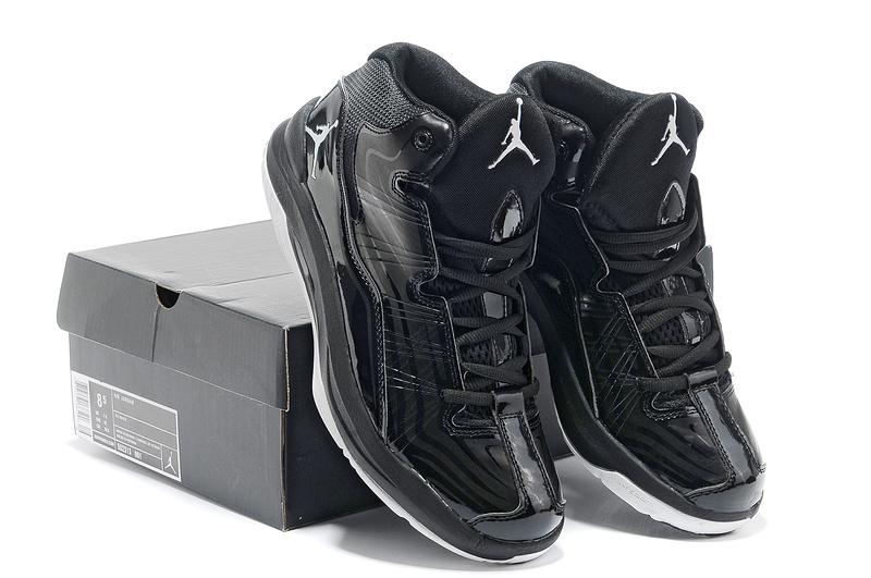 2013 Air Jordan Vintage Black White Shoes