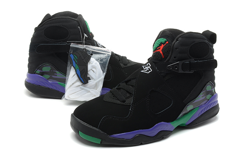 2013 Air jordan 8 Black Purple Shoes