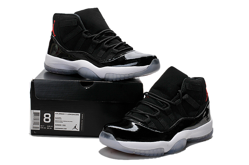 New Jordan 11 Retro Black Shoes