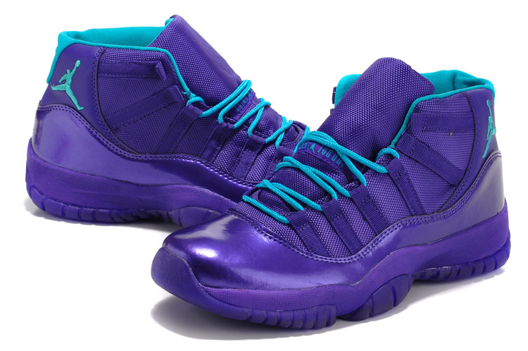 New Jordan 11 Retro Purple Shoes 