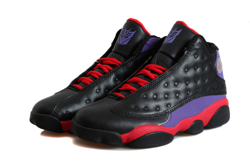 New Jordan 13 Retro Transformer Black Red Blue Shoes