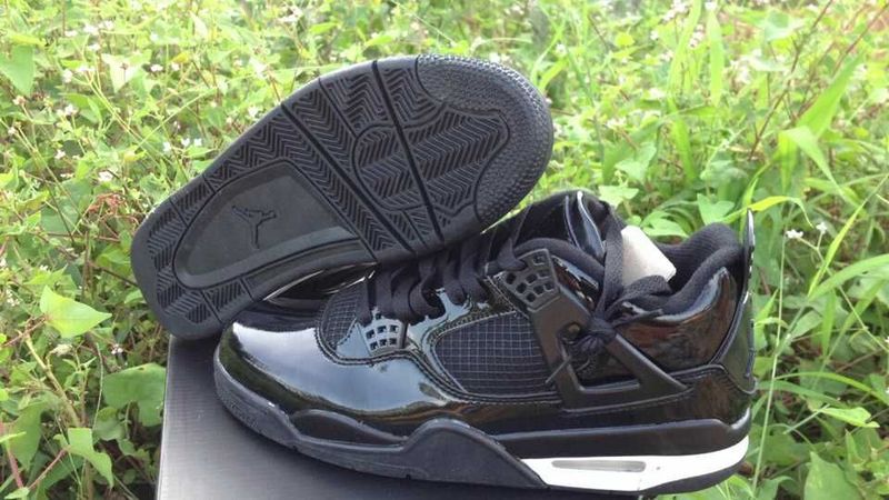 New Jordan 4 Retro All Black Shoes