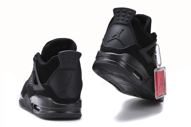New Arrival Jordan 4 Retro All Black Shoes
