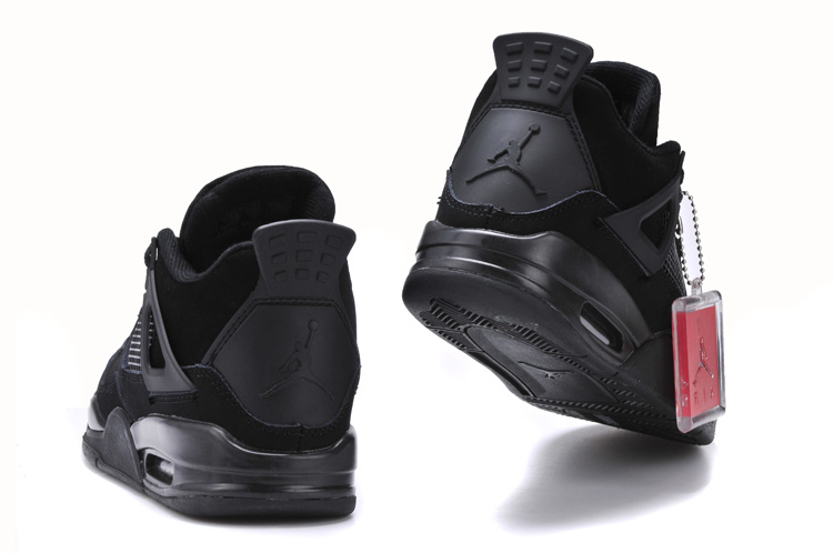 New Arrival Jordan 4 Retro All Black Shoes - Click Image to Close