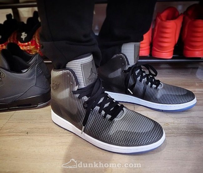 New Jordan 4LAB1 Black Grey Shoes