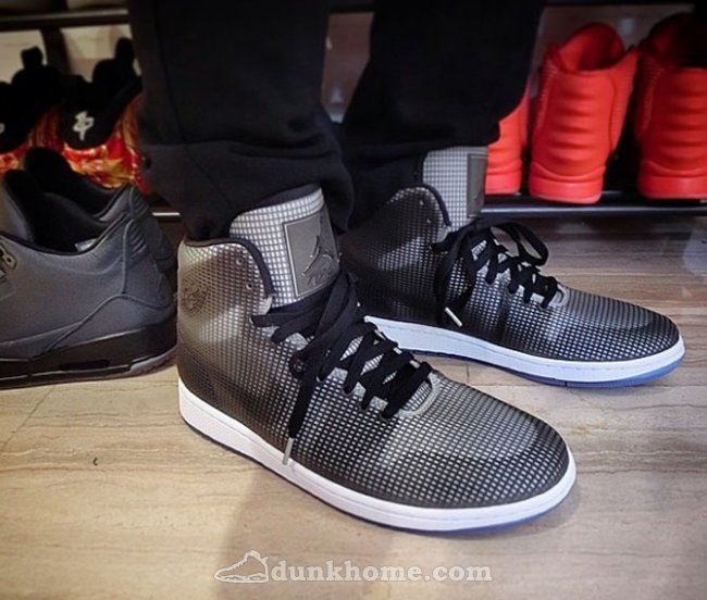 New Jordan 4LAB1 Black Grey Shoes - Click Image to Close