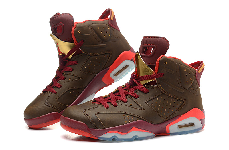 New Jordan 6 Cigar Chanpagne Retro Shoes