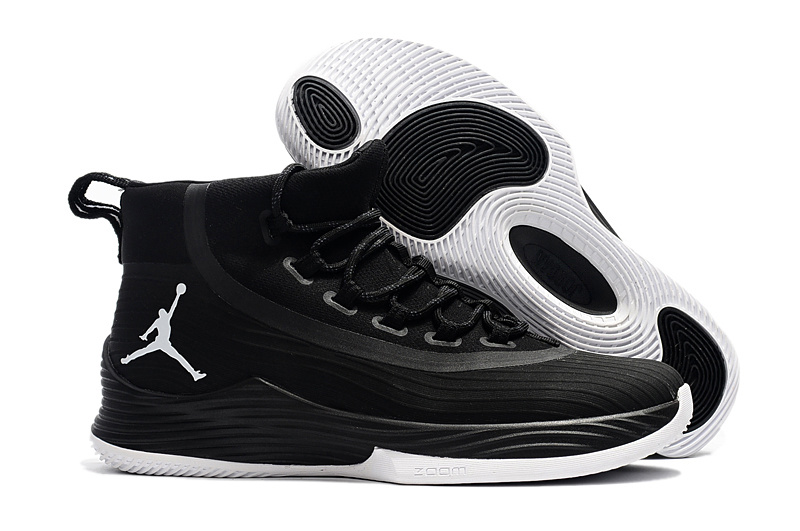 New Jordan Bulter II All Black White Shoes - Click Image to Close