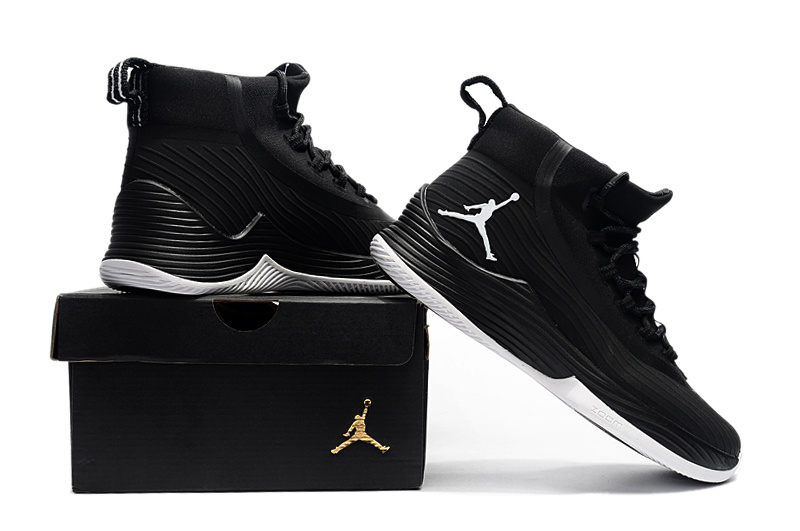 New Jordan Bulter II All Black White Shoes - Click Image to Close