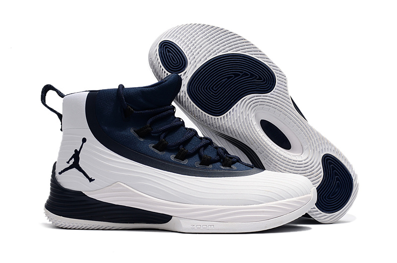 New Jordan Bulter II White Deep Blue Shoes