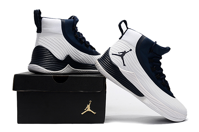 New Jordan Bulter II White Deep Blue Shoes - Click Image to Close