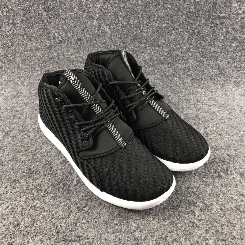 New Jordan Eclipse 3 Knit All Black White Lover Shoes