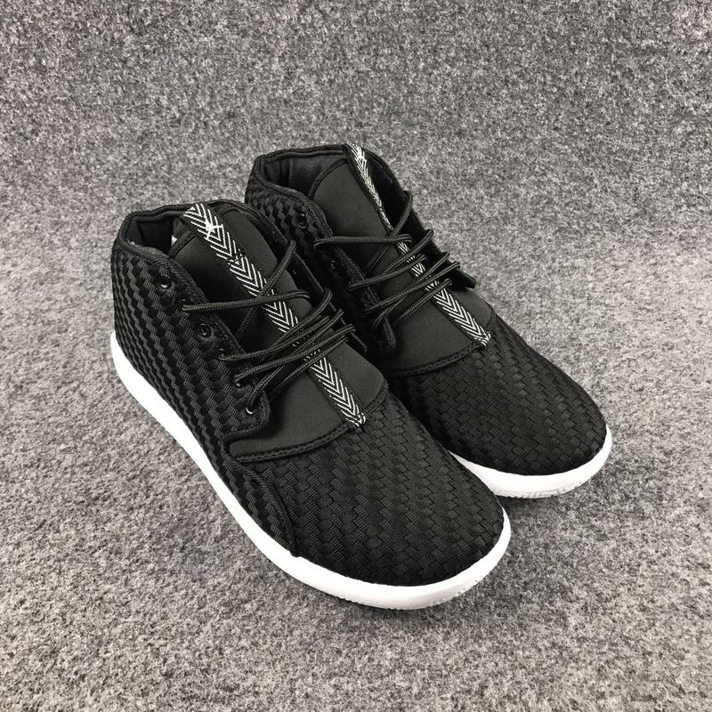 Women Jordan Eclipse 3 Knit All Black White Shoes