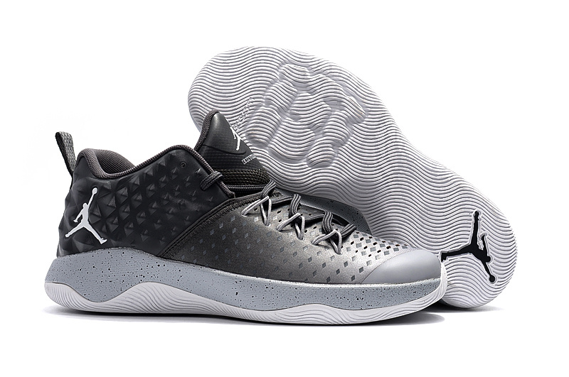 New Jordan Extra Fly Black Grey Basketball Shoes